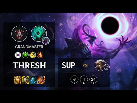 Thresh Support vs Sett - KR Grandmaster Patch 11.17