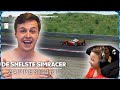 Robbie crasht in een ECHTE F1 simulator?!?? | Simracen | ZappEsport