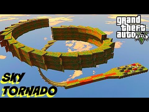 GTA 5 Online  $KY LOOP to TORNADO! ( insane custom race GTA V stunts )