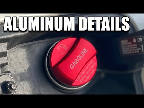 ALUMINUM EVEN HERE... // Installing/replacing a gas cap on a BMW 435i (BMW F3X) and Aluminum cover