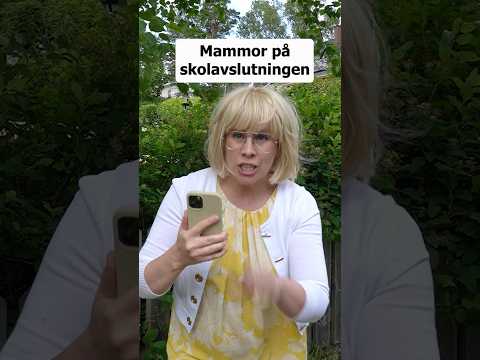 Någon som känner igen DEN mamman? 😂 #humor #mammor #skolavslutning