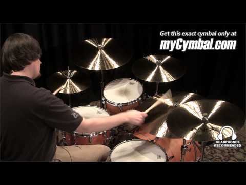 Демонстрация звучания Paiste Formula 602 22" Modern Essentials Ride