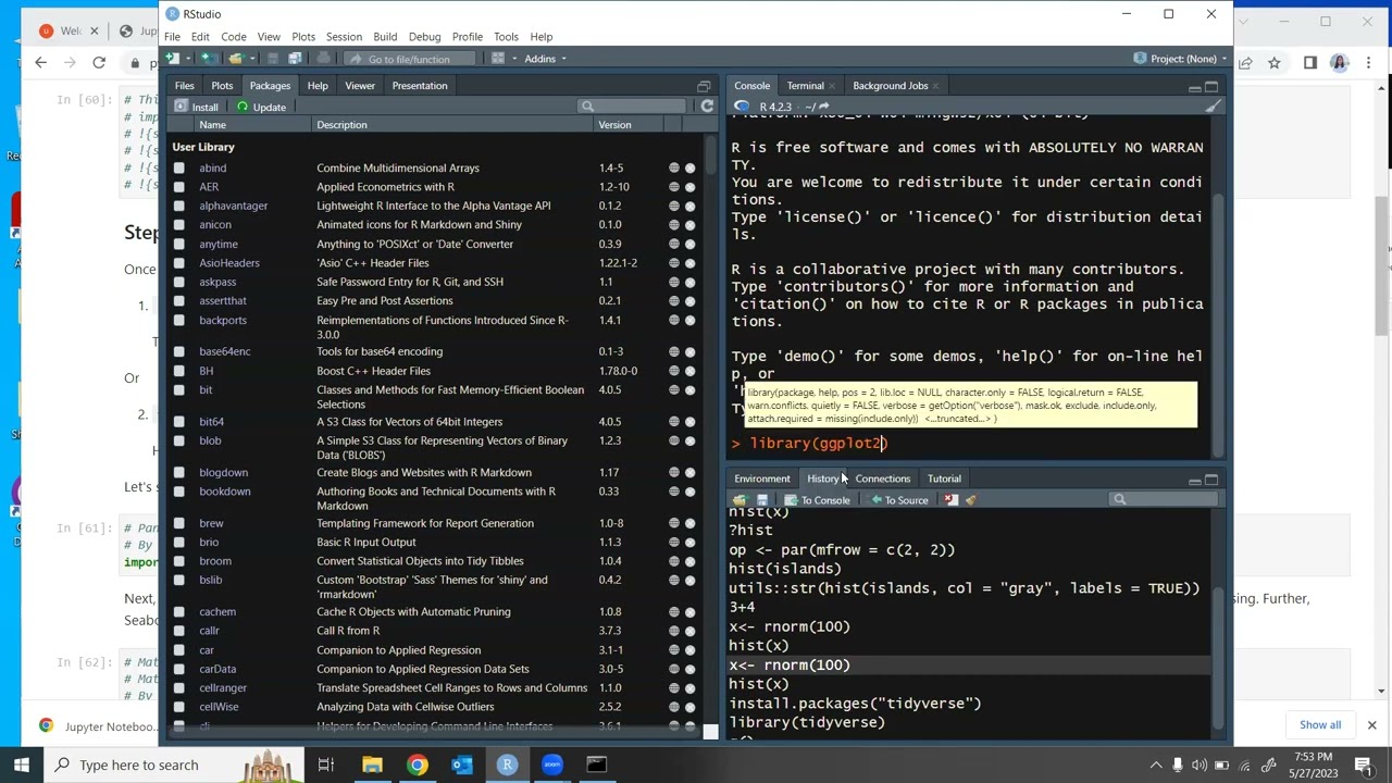Workshop on Data Visualisation with Python (Day 3-Part 2-Working with Python Libraries)