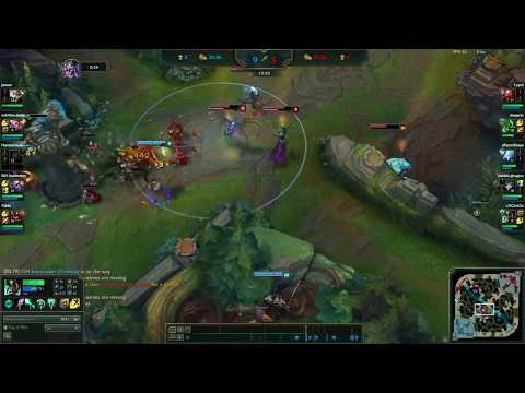 How to setup a teamfight: 101 Rakan Edition