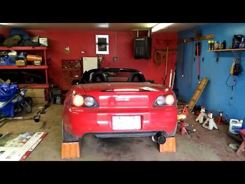 S2000 Tomei Expreme Ti Exhaust w/ Invidia TP. First Start Up