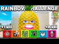 Sir Pineapple Does The RAINBOW OP Challenge Im Scared Of Women
