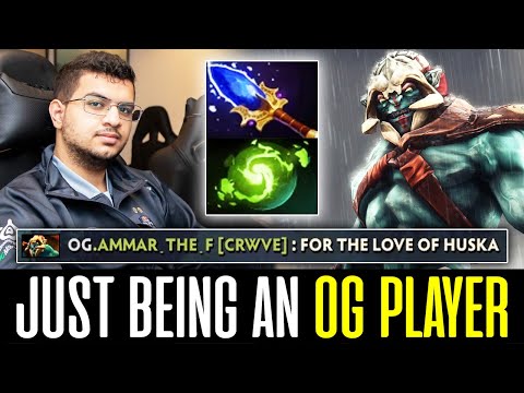 AMMAR just being "CLASSIC OG" - HUSKAR Aghanim's + Refresher Orb DOTA 2