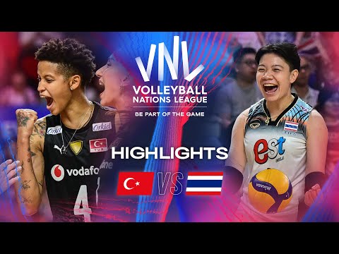 🇹🇷 TUR vs. 🇹🇭 THA - Highlights | Week 3 | Women's VNL 2024