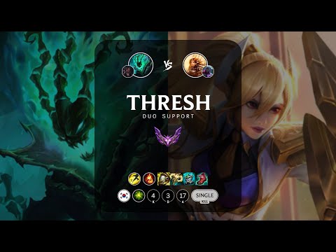 Thresh Support vs Leona - KR Master Patch 12.22
