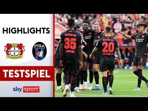Dominanz bis zur roten Karte! | Bayer 04 Leverkusen - Pisa SC | Highlights