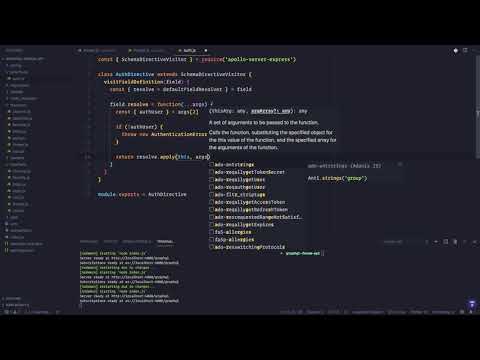 GraphQL From Ground Up -  Creating an @auth directive 38