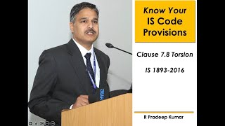 IS 1893-2016 (Part I): Clause 7.8 Torsion