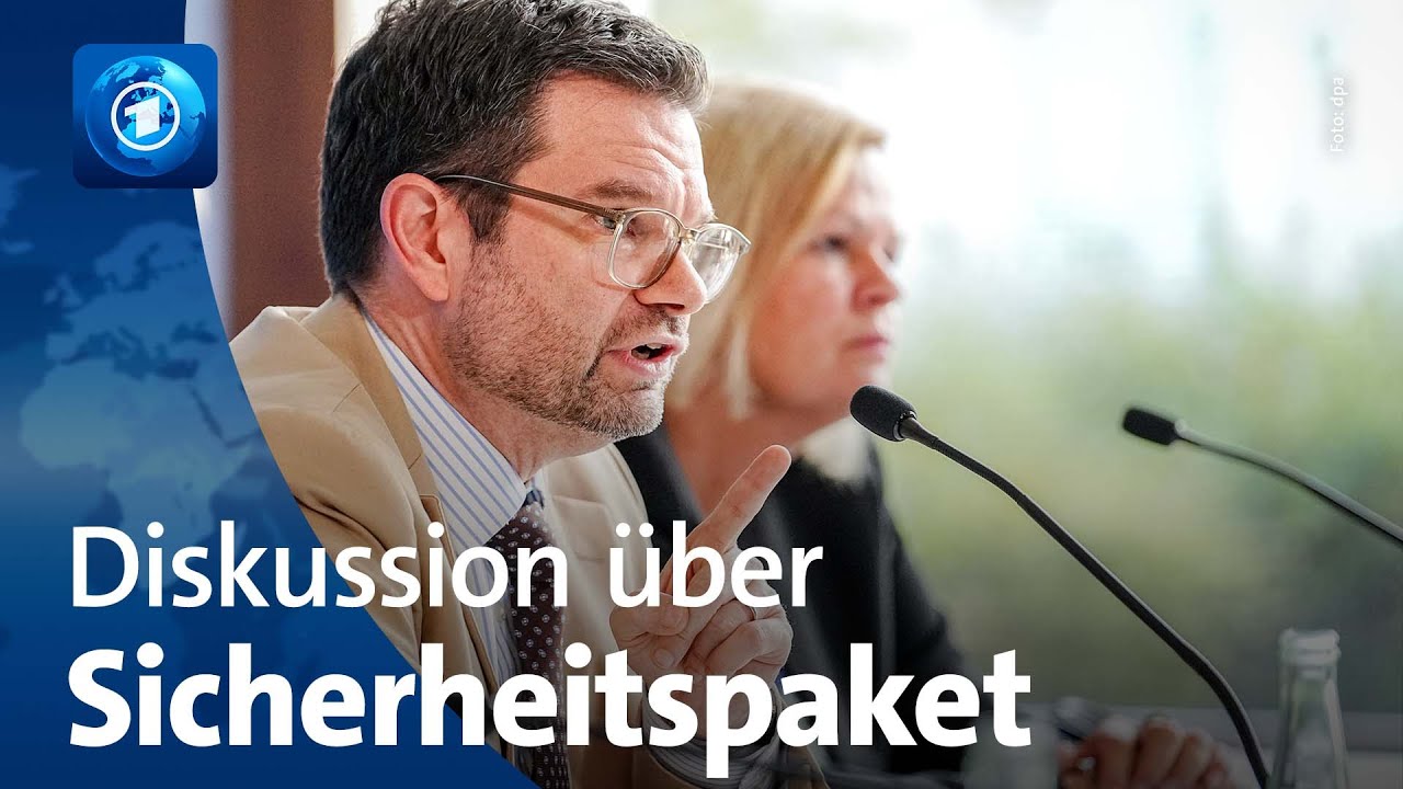 Asyl- und Waffenrecht: Diskussion über Ampel-„Sicherheitspaket“ – Faeser im tagesthemen-Interview