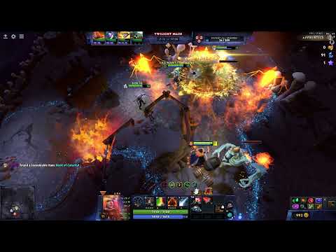 DOTA 2 - Aghanim's Labyrinth 2021 : Lina Build Until Wriggling Wreef (2-5)