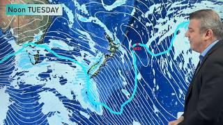 NZ: Westerly change this week, unsettled but large dry areas