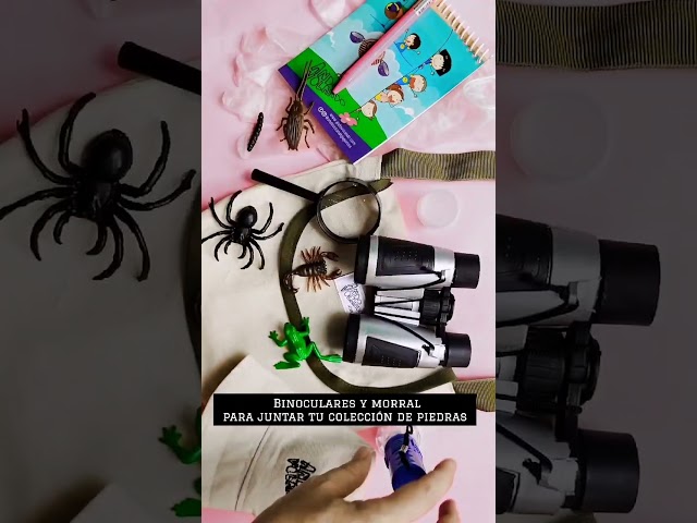 Vídeo relacionado con Kit de exploración infantil con chaleco, gorro, mochila y prismáticos para niños, juguete al aire libre para niños y niñas