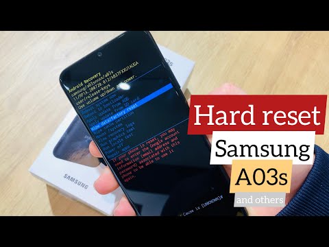 Samsung Galaxy A03s Factory Data Reset / Hard Reset / Reset android phone