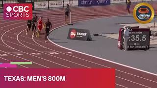Canada's Abdullahi Hassan in men's 800m race at Continental Tour stop in Texas | #CBCSports