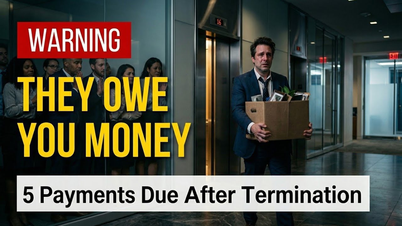 Fired From Your Job? 5 Things Your Employer MUST Pay You By Law (Most Never Do)