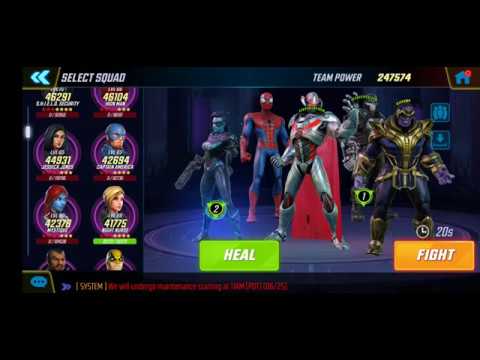 Ultimus 7 - Ronan node Super Fail :( - Marvel Strike Force