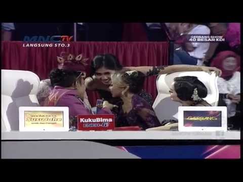 Azizah " Maumere " Yogie " Bukittinggi " dan Risti " Kuala Kapuas " Pemenang Gerbang Show (21/4)