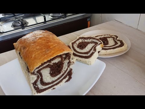MKATE WENYE NEMBO YA CHOCOLATE YAANI NI MTAMUU BALAA!!!! SWIRL CHOCOLATE BREAD 😋