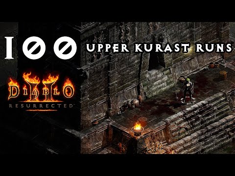 100 Upper Kurast Runs in Diablo 2 Resurrected (Drop Highlights!)