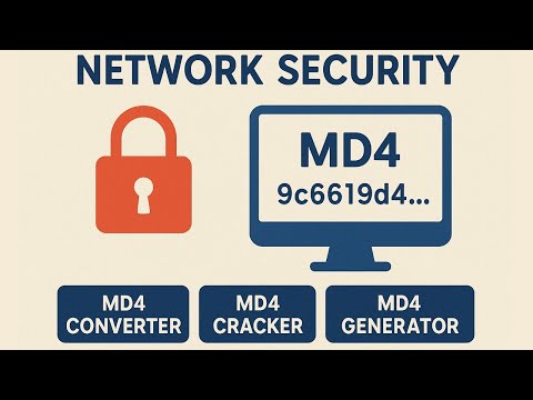 Network Security: MD4 Algorithm Explained | Message Digest 4, MD4 Generator, MD4 Converter