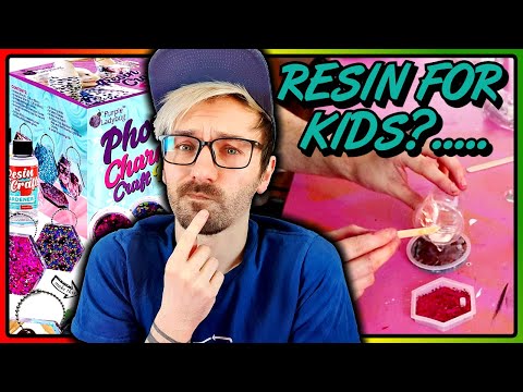 Resin Craft Kit For Kids?! (Purple Ladybug Photo Charms Resin Craft Kit Review)