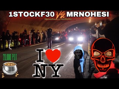 STREET RACE 1STOCKF30 VS MRNOHESI 340 VS M340 (20K POT 💰😱) COPS CAME & THIS HAPPENED
