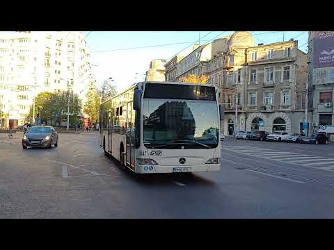 Autobuzul Mercedes Benz Citaro Euro 4 #4847 pe linia 311 tranzitand Bd.Carol I