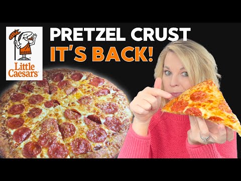 Little Caesars Pretzel Crust IS BACK! 🥨🍕