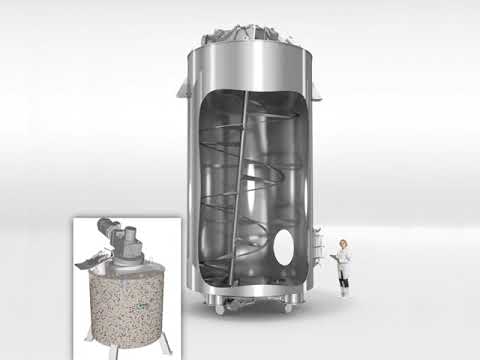 amixon® Gyraton® Silo Mixer for large batches