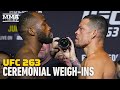UFC 263: Full Ceremonial Weigh-In Staredowns - MMA Fighting