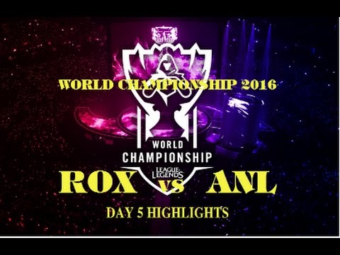 [LOL World Championship 2016] Rox Tigers vs ANX (Tiebreaker) Highlights-Day 5 Gruop A(Oct 7,2016)
