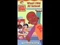 Opening To Little Bill What I Did At School 2001 VHS