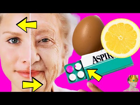 People Will Think You Had Youngness Vaccine ! Skin Firming at Home in 20 Minutes with Aspirin Botox