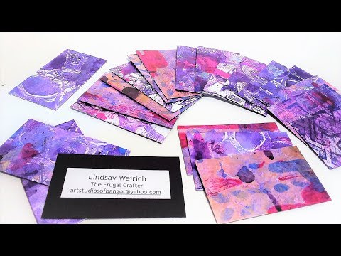 Gel Printed Business Cards