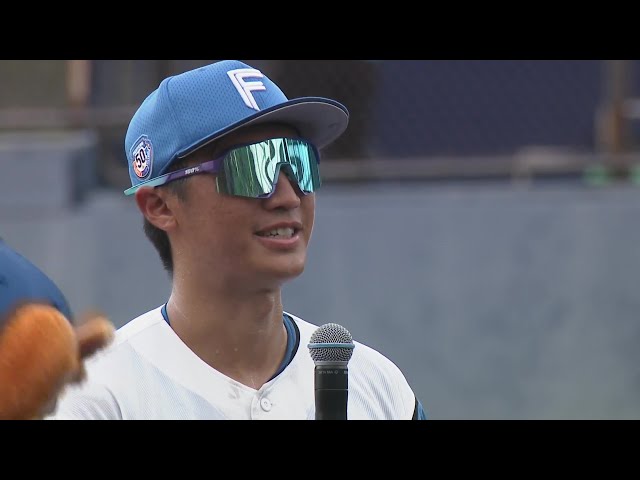 【ファーム】 ファイターズ・加藤豪将選手 ヒーローインタビュー 8月21日 北海道日本ハムファイターズ 対 東北楽天ゴールデンイーグルス