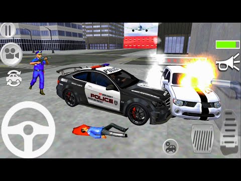 Police Car Driving Simulator 3D - Police Car Mercedes S63 Pursuit Chase - Android Gameplay