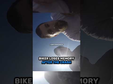 Biker Loses Memory After the Crash 🤯