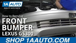 How to Remove Front Bumper 97-05 Lexus GS300