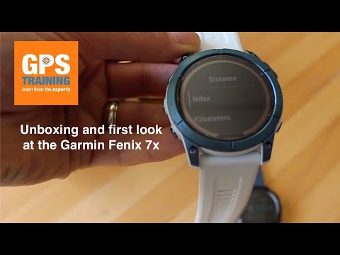 Unboxing and first look at the Garmin Fenix 7