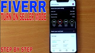 ✅  How To Turn On Seller Mode On Fiverr Mobile App 🔴