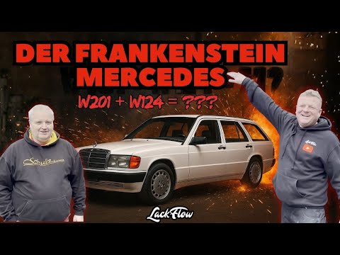 Incredibly rare conversion: Mercedes 190 with a W124 rear end!