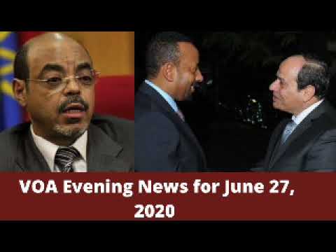 VOA Evening News in Tigrinya for June 27, 20201