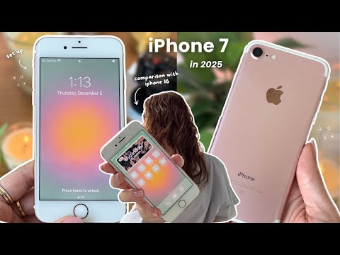 iPhone 7 in 2025 💖 almost 10 years later, set up & iPhone 16 comparison. Is it still usable?