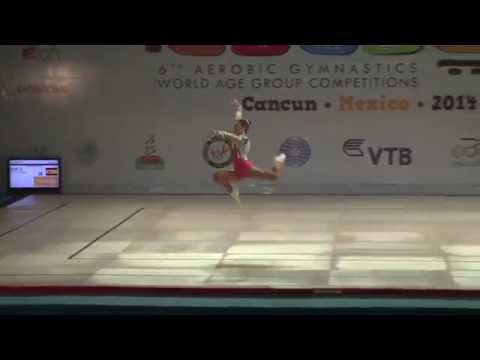 Vanessa ADAMEC  AG 1 Finals 13th Aerobic Gymnastic World Championship  2014