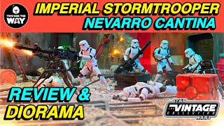 Star Wars The Vintage Collection | Deluxe Imperial Stormtrooper Nevarro Cantina | Review & Diorama!