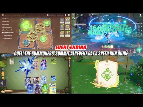 Duel! The Summoners' Summit All Event Day 4 Speed Run Gameplay Guide - Event Ending